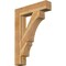 Ekena Millwork Balboa Block Rough Sawn Bracket, Western Red Cedar, 6"W x 30"D x 42"H BKT06X30X42BOA05RWR - alternate 1